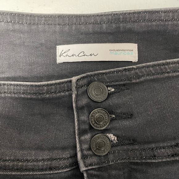 Kancan Black Super High Rise Skinny Stretch Jeans Size 33 - Picture 3 of 5